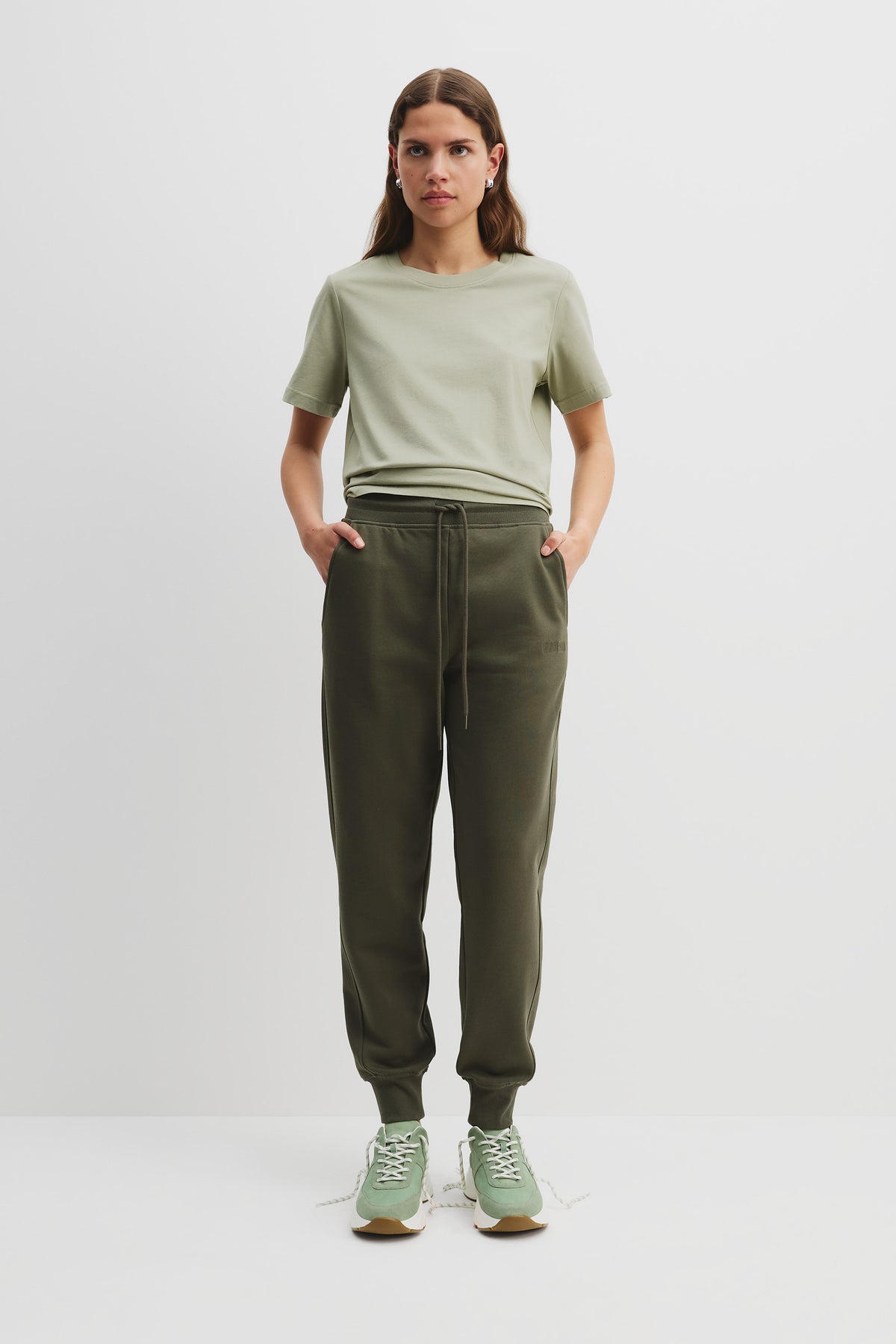 Australian Cotton Rib Cuff Track Pant