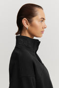 Australian Cotton Zip Collar Sweat