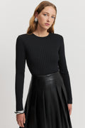 Long Sleeve Rib Top