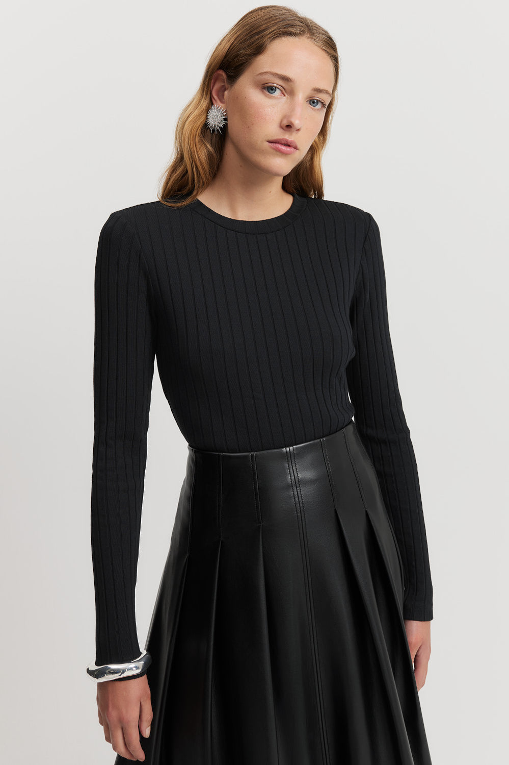 Long Sleeve Rib Top
