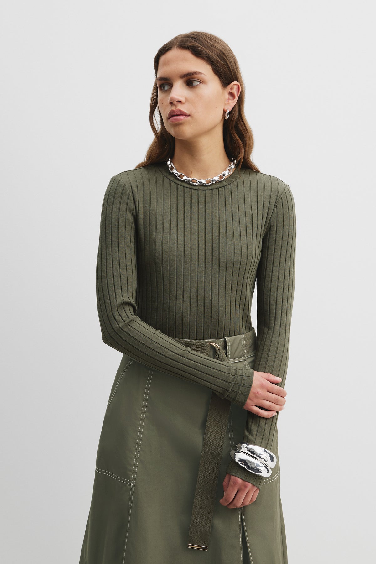 Long Sleeve Rib Top