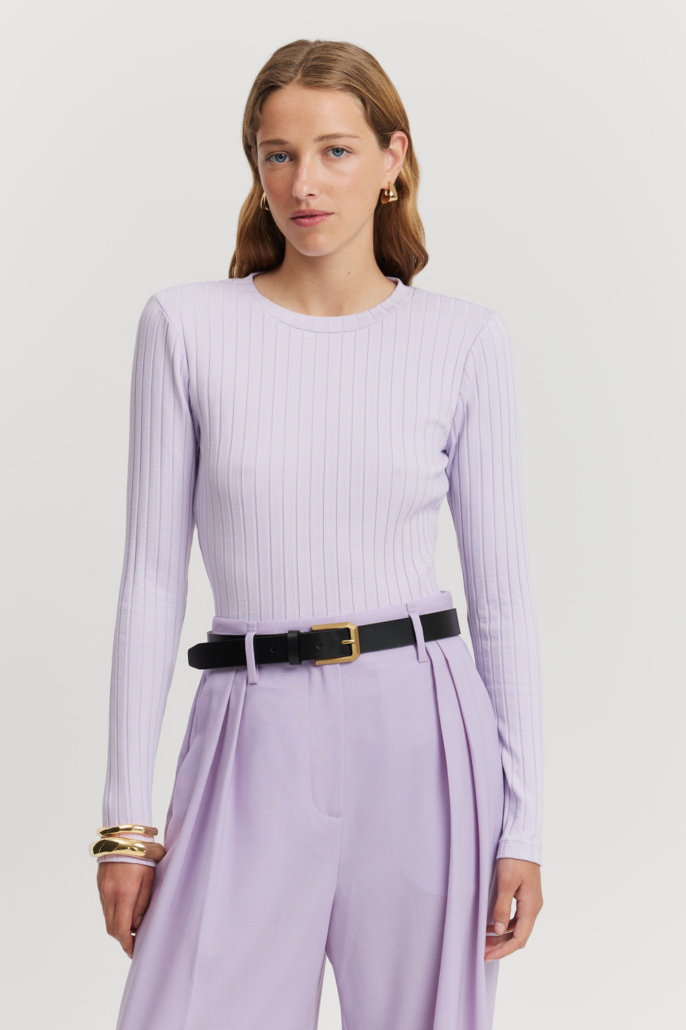 Long Sleeve Rib Top