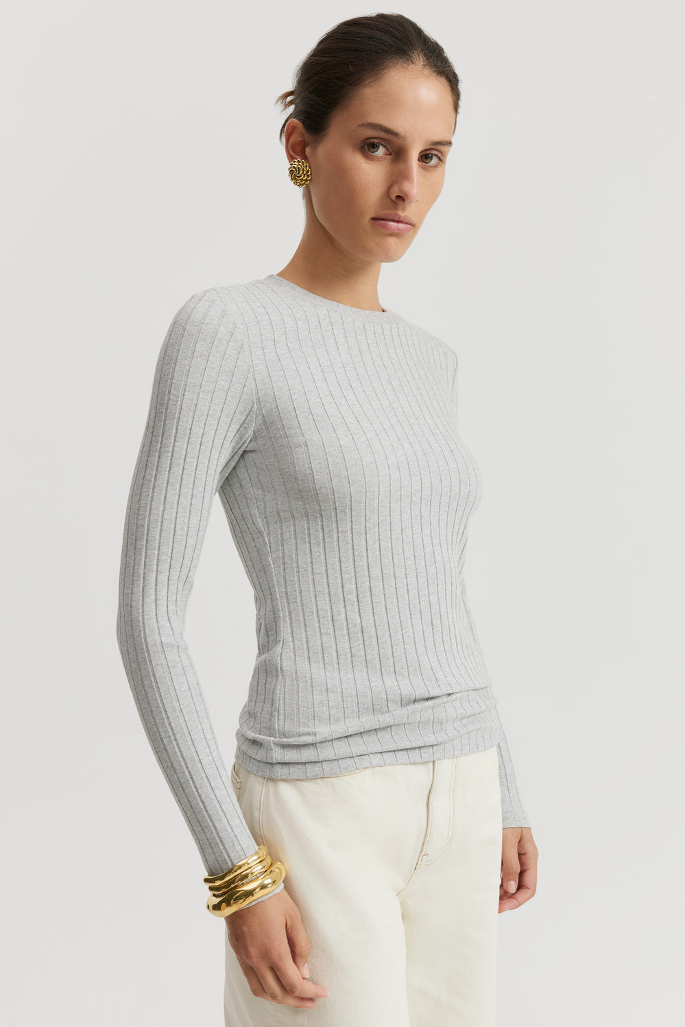Long Sleeve Rib Top