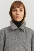 Herringbone Peacoat
