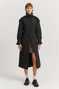 Padded Trench Coat