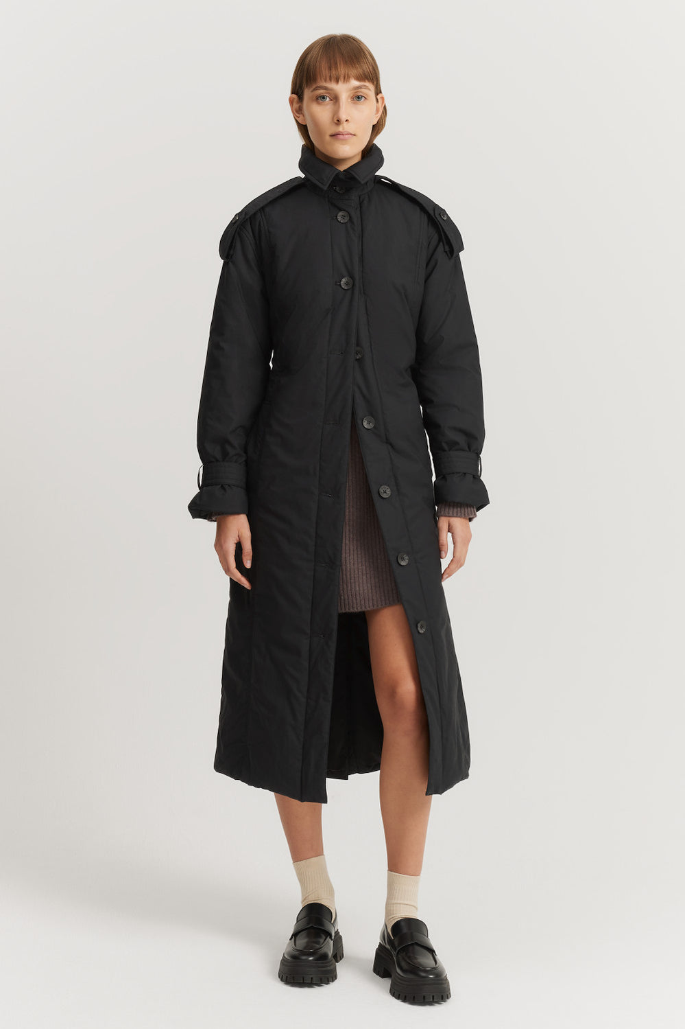 Padded Trench Coat
