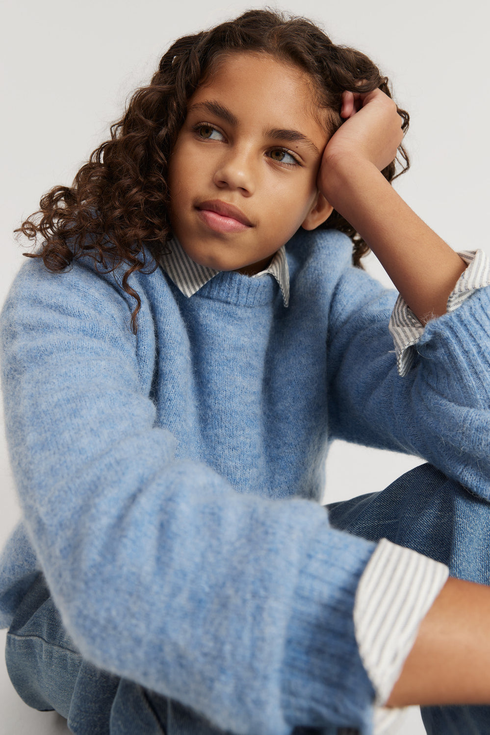 Teen Fluffy Knit Pullover