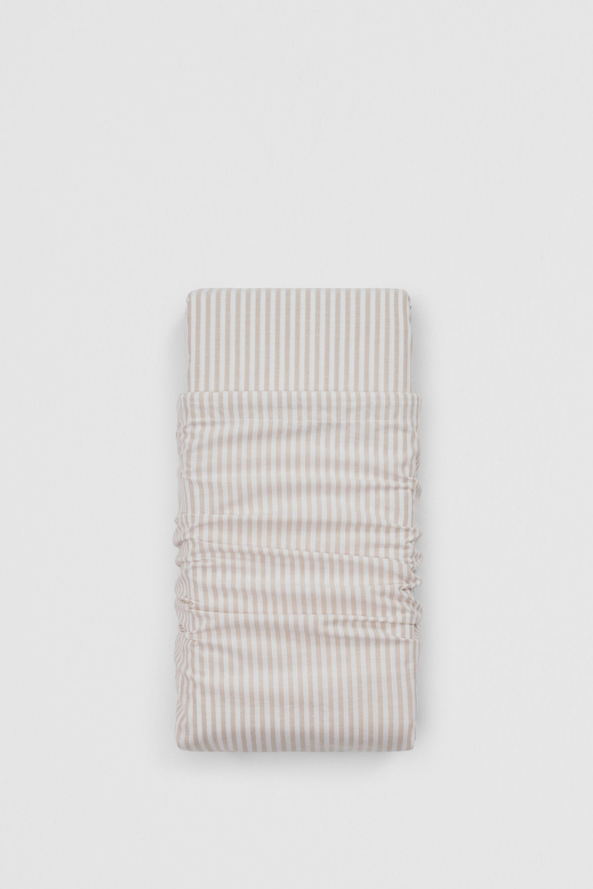 Brae Australian Cotton Stripe Queen Flat Sheet