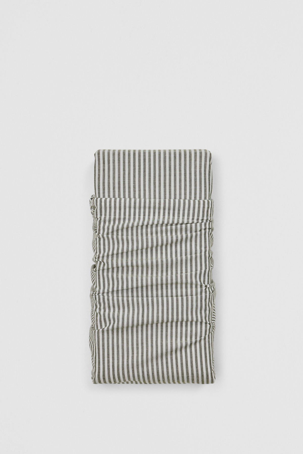 Brae Australian Cotton Stripe Queen Flat Sheet