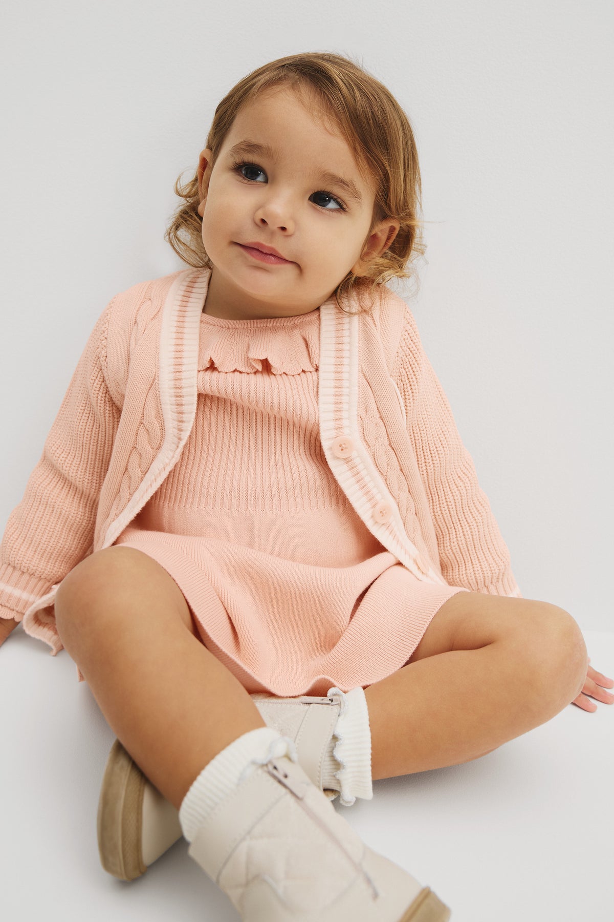 Organically Grown Cotton Varsity Cardigan