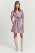 Print Panelled Mini Dress