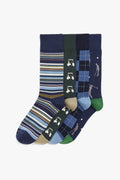 Cotton Blend Golf Sock Pack Of 4
