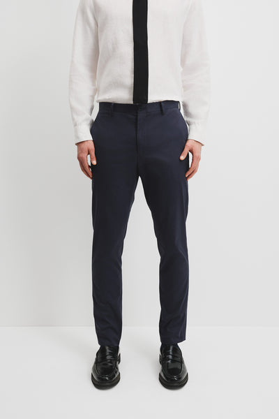 Slim Fit Organically Grown Cotton Stretch Pant