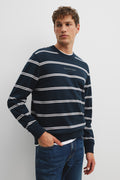 Australian Cotton Modern Logo Stripe Sweat
