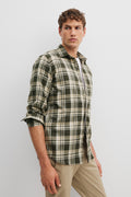Regular Fit Australian Cotton Flannel Check Shirt