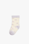 Organically Grown Cotton Blend Flower Sock