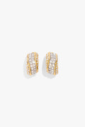 Crystal Clip On Earring