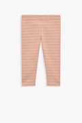 Cotton Blend Stripe Legging