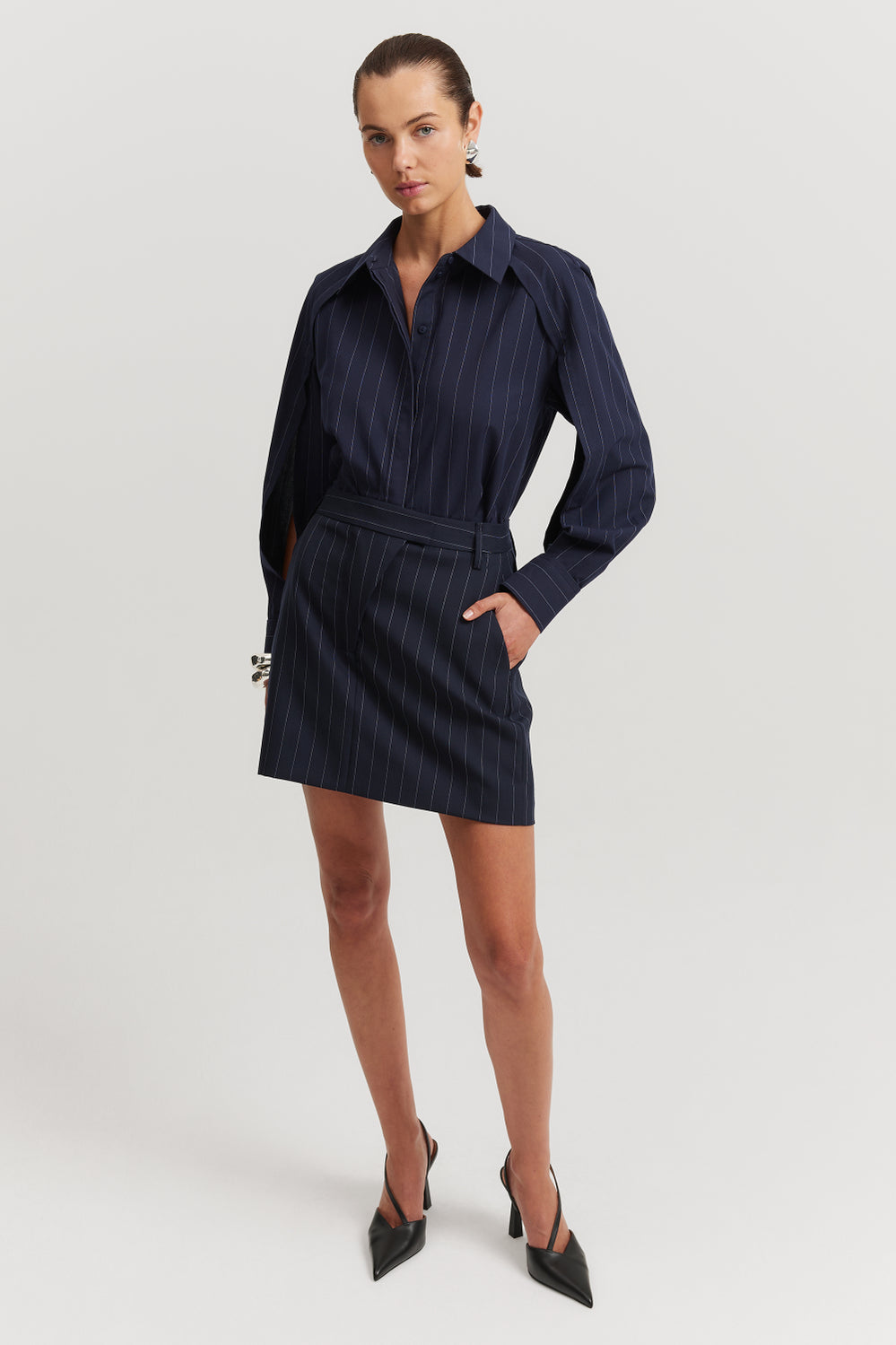 Mini Wool Skirt