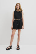 Teen Organically Grown Linen Short