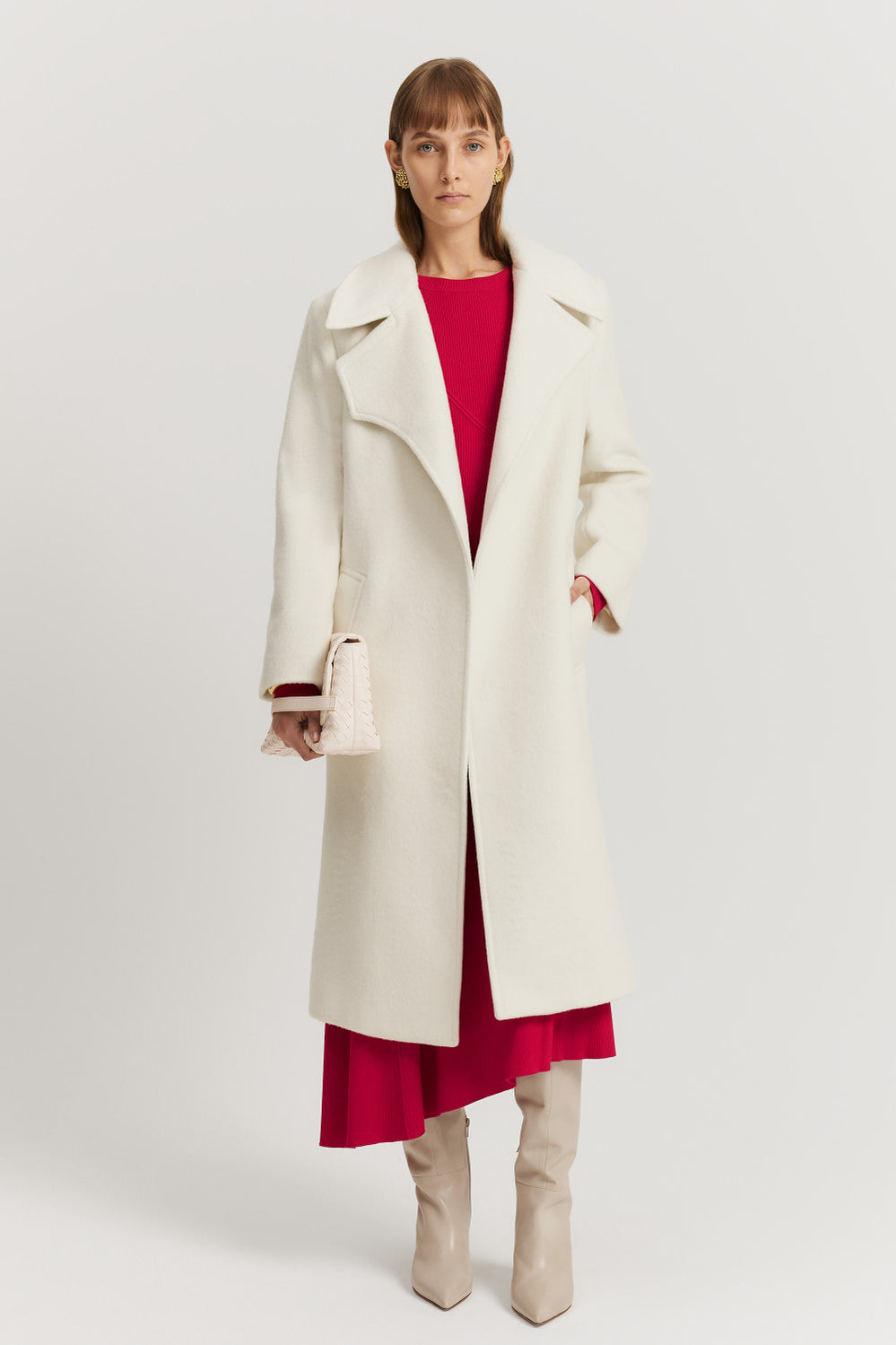 Textured Longline Coat