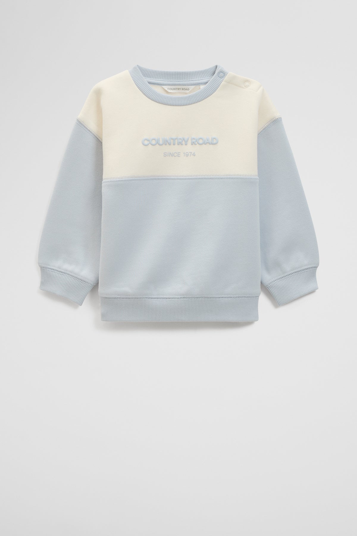 Australian Cotton Spliced Logo Sweat