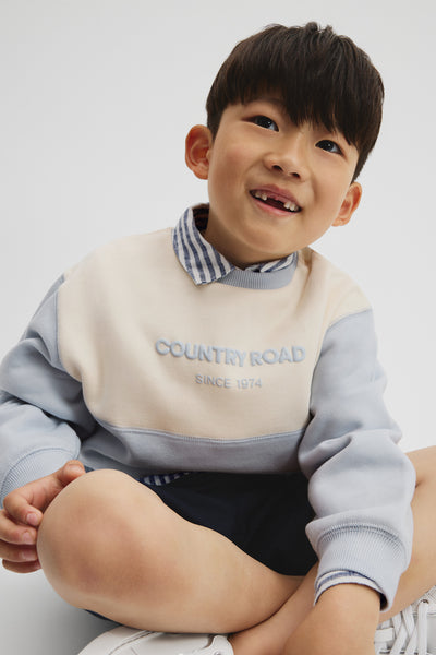 Australian Cotton Splice Logo Sweat