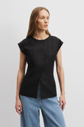 Linen Yarn Dyed Top