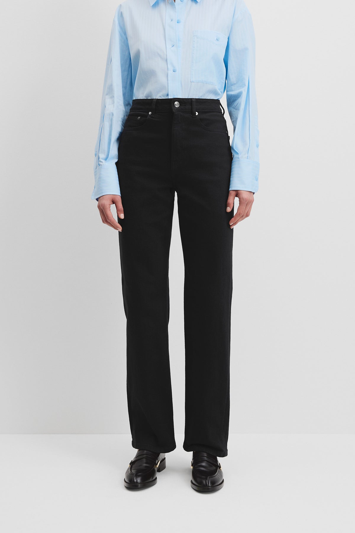 High Rise Straight Jean