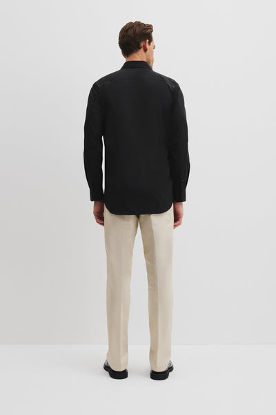 Tailored Fit Cotton Blend Stretch Shirt