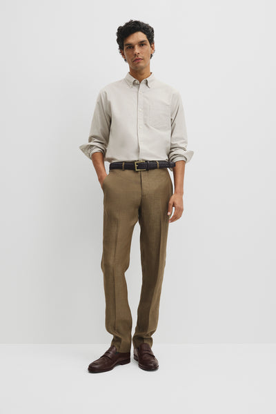 Regular Fit Australian Good Earth Cotton Oxford Shirt
