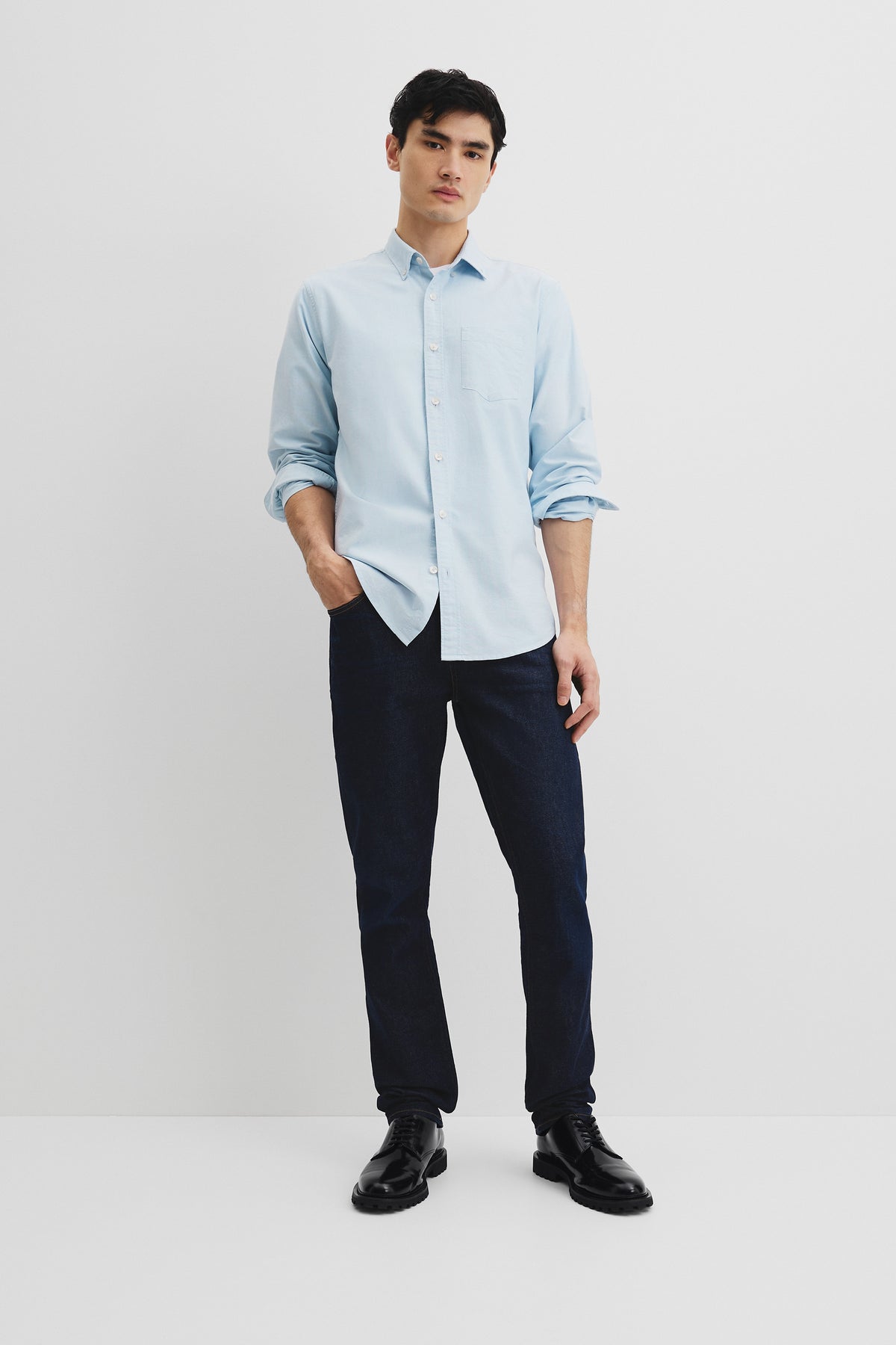 Regular Fit Australian Good Earth Cotton Oxford Shirt