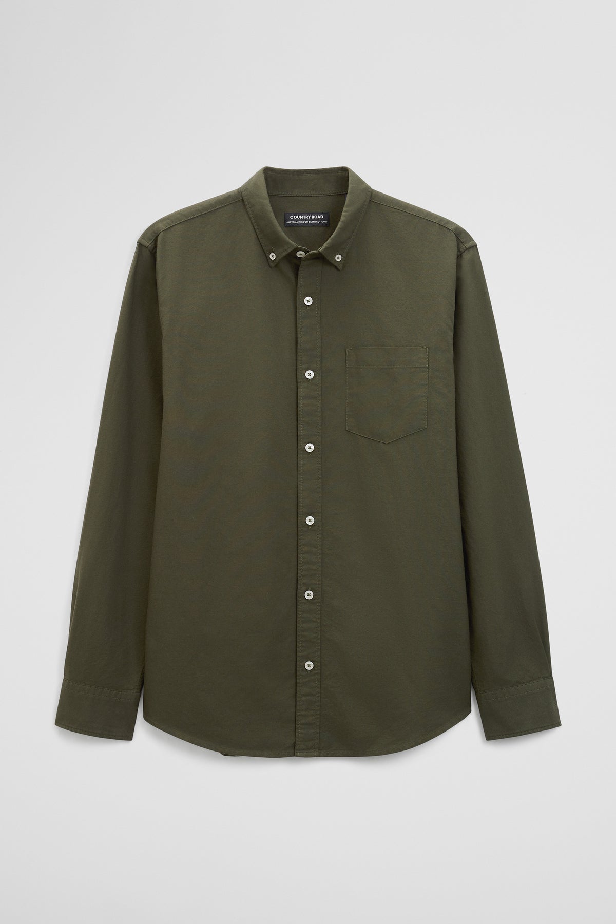 Regular Fit Australian Good Earth Cotton Oxford Shirt