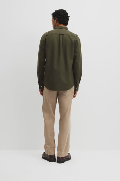 Regular Fit Australian Good Earth Cotton Oxford Shirt