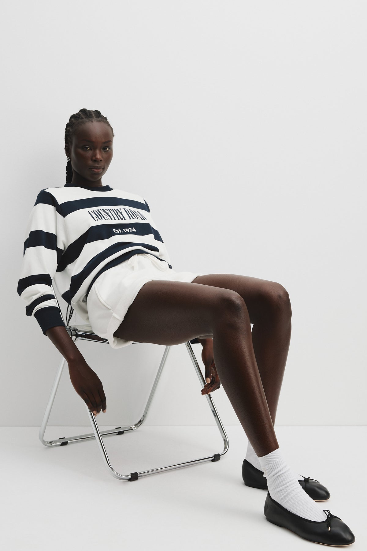 Australian Cotton Stripe Heritage Sweat