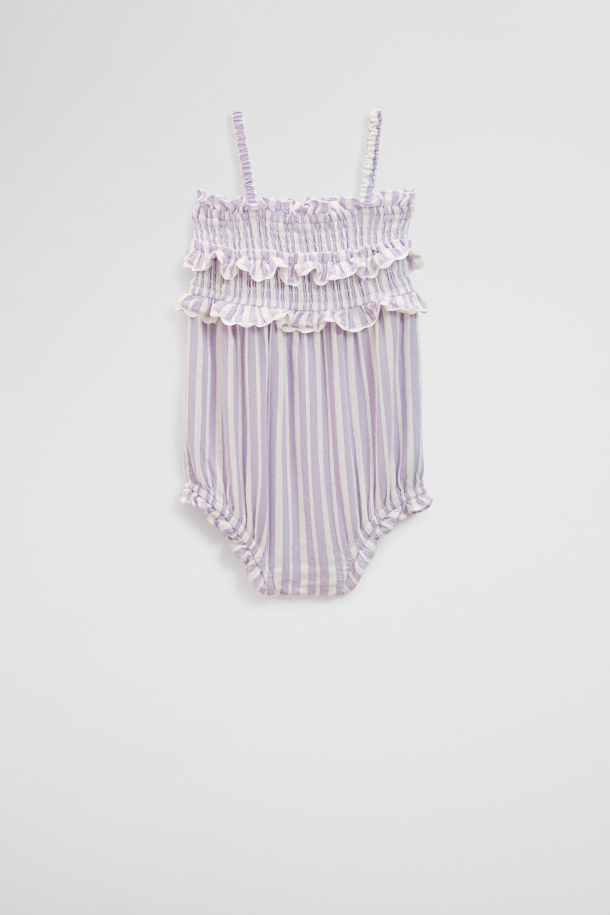 Scallop Stripe Romper