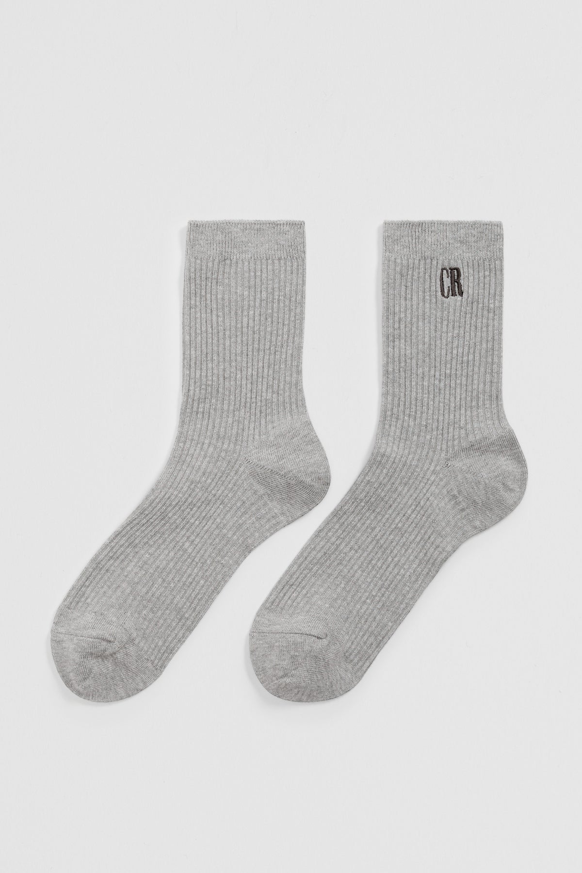Australian Cotton Blend Cr Ribbed Three Quarter Crew Sock