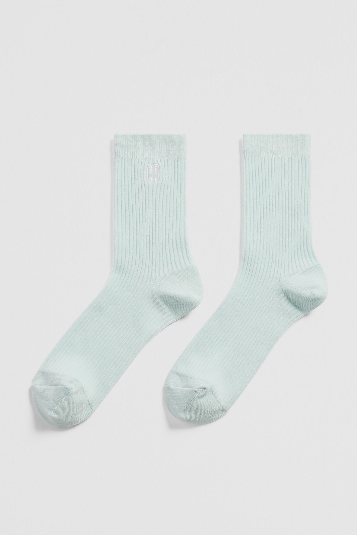 Australian Cotton Blend Cr Ribbed Three Quarter Crew Sock