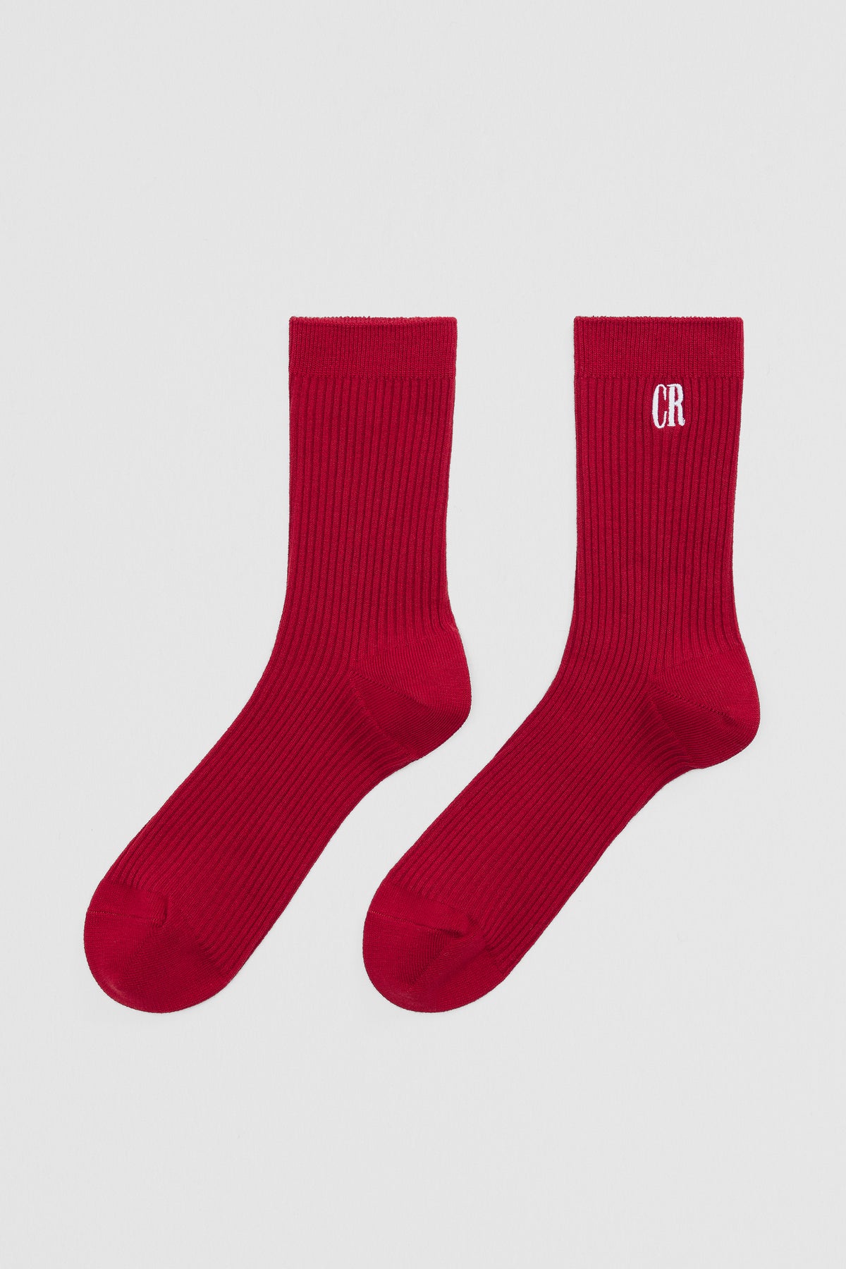 Australian Cotton Blend Cr Ribbed Three Quarter Crew Sock