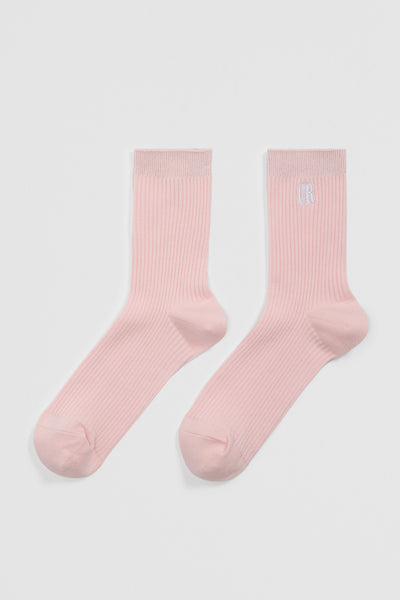 Australian Cotton Blend Cr Ribbed Three Quarter Crew Sock