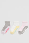 Quarter Crew Sock Pack Of 3