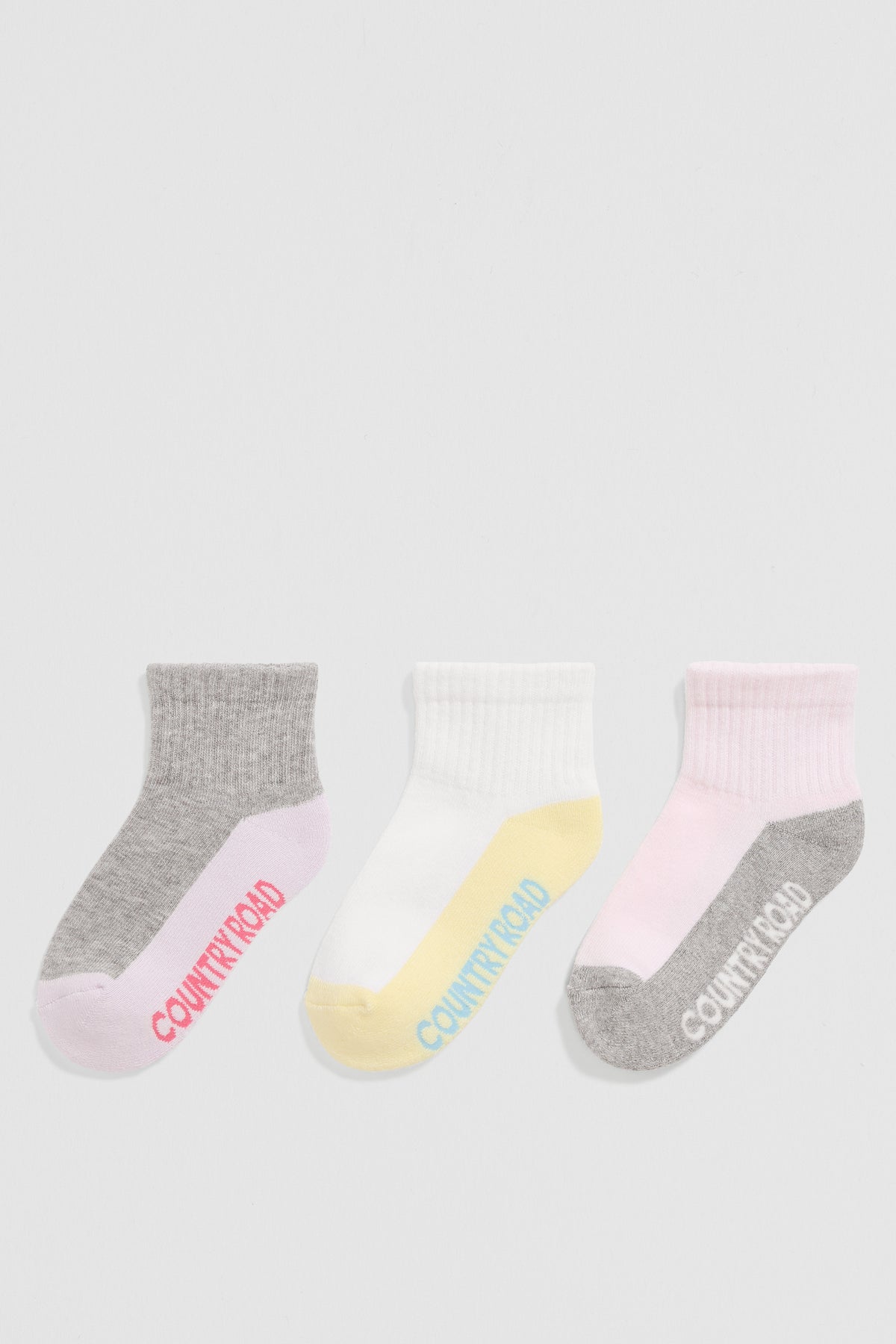 Quarter Crew Sock Pack Of 3