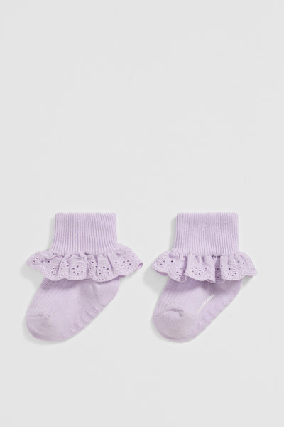 Rib Frill Sock