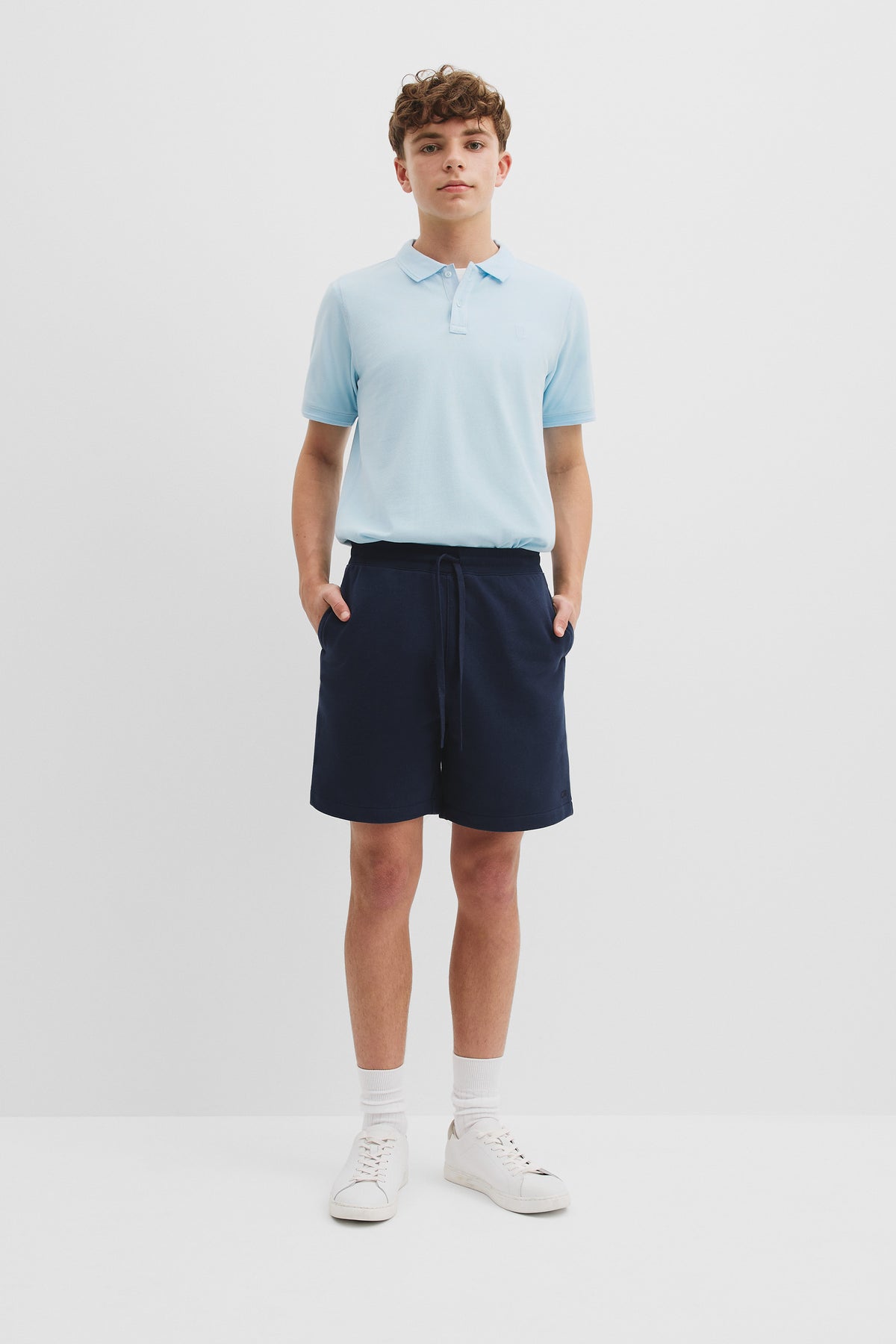 Teen Recycled Cotton Blend Logo Sweat Short