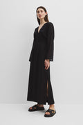 Textured Midi Dress