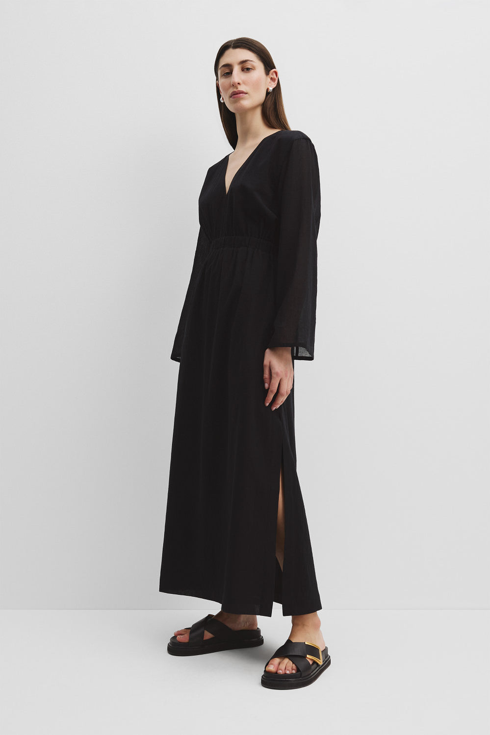 Textured Midi Dress
