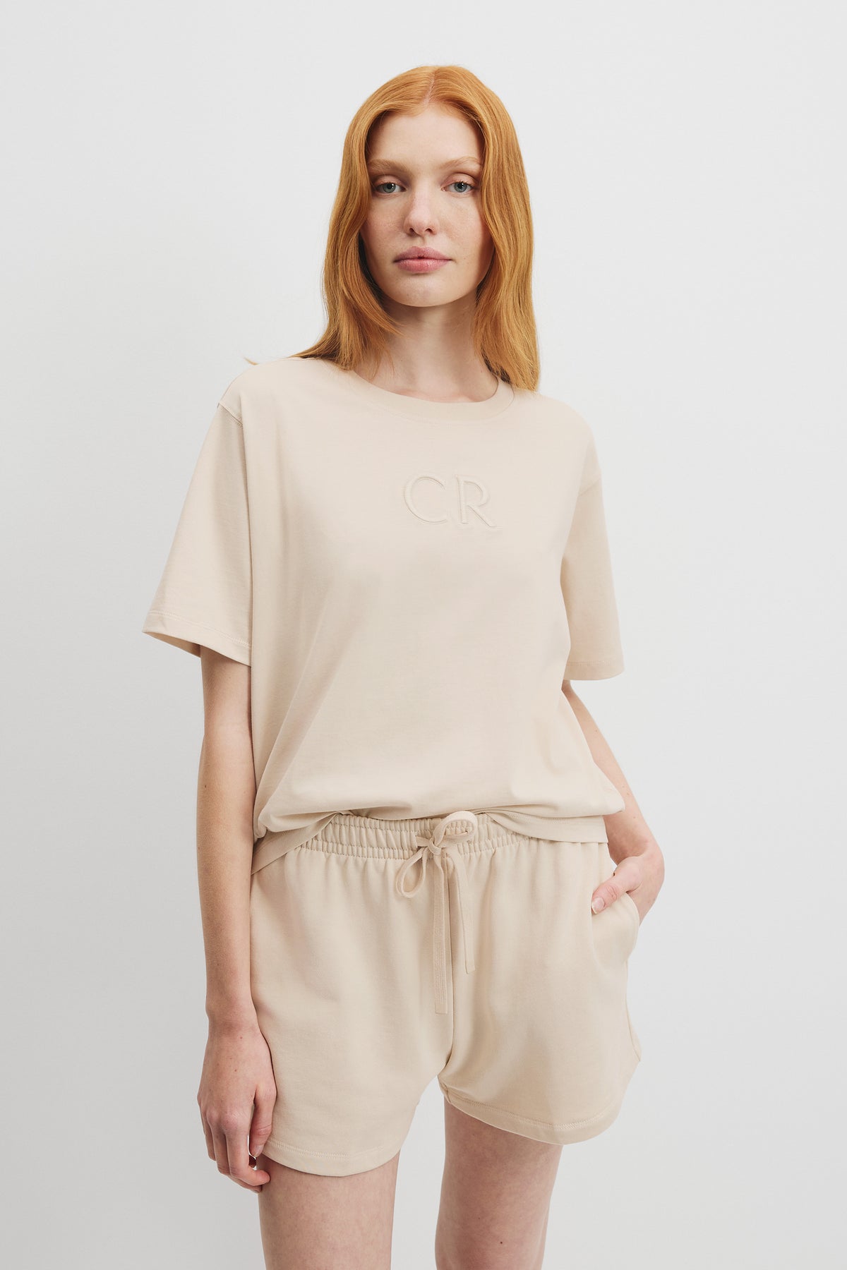 Australian Cotton Cr Logo T-Shirt