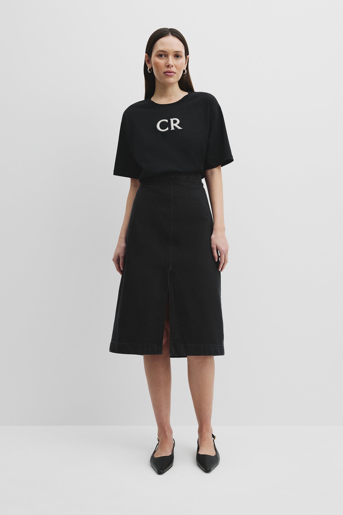 Australian Cotton Cr Logo T-Shirt