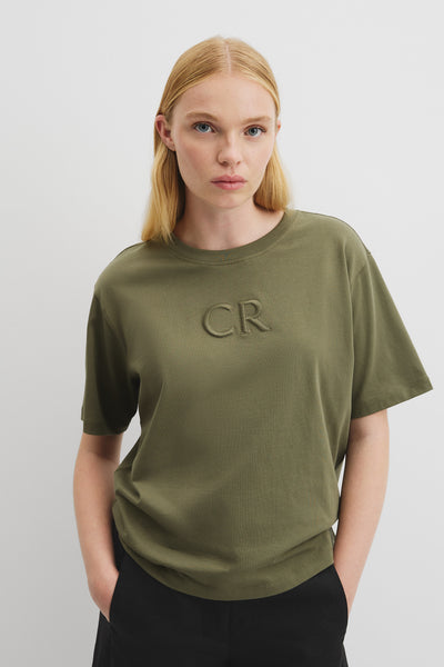 Australian Cotton Cr Logo T-Shirt