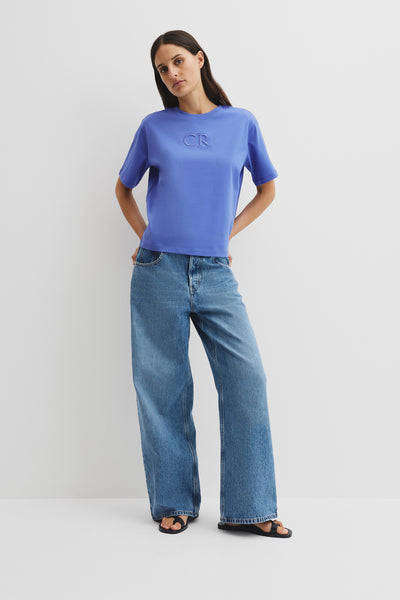 Australian Cotton Cr Logo T-Shirt